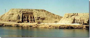 Abu Simbel from the Nile